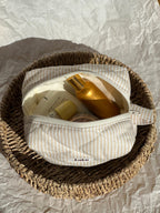 Sand Stripe Beauty Case