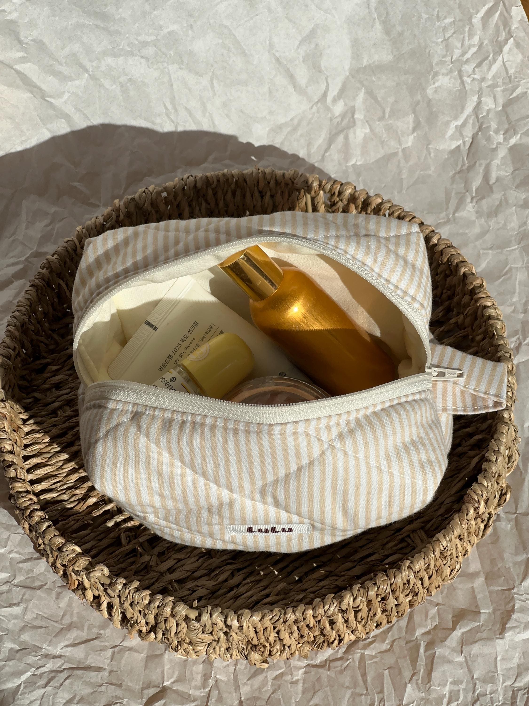 Sand Stripe Beauty Case