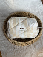 Sand Stripe Beauty Case