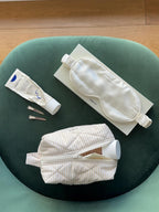 Sand Stripe Beauty Case