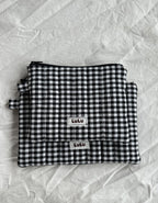 Black&White Flat Pouch