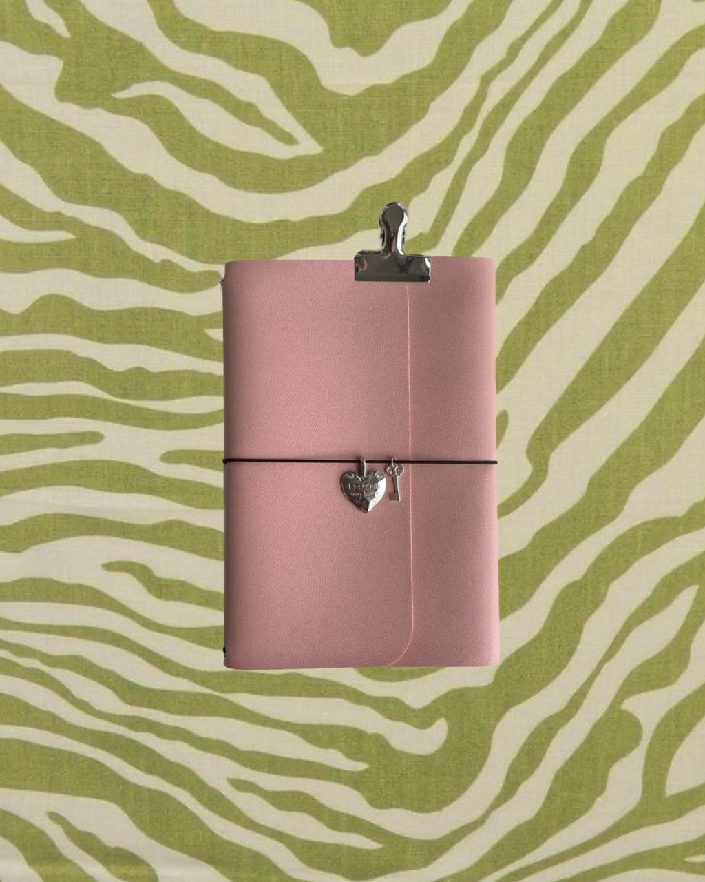Pink Vegan Leather Journal