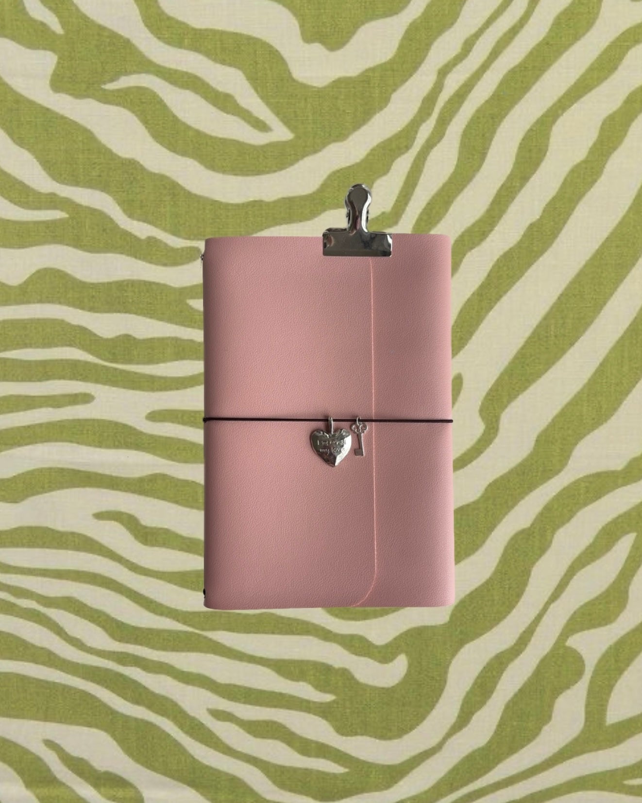Pink Vegan Leather Journal