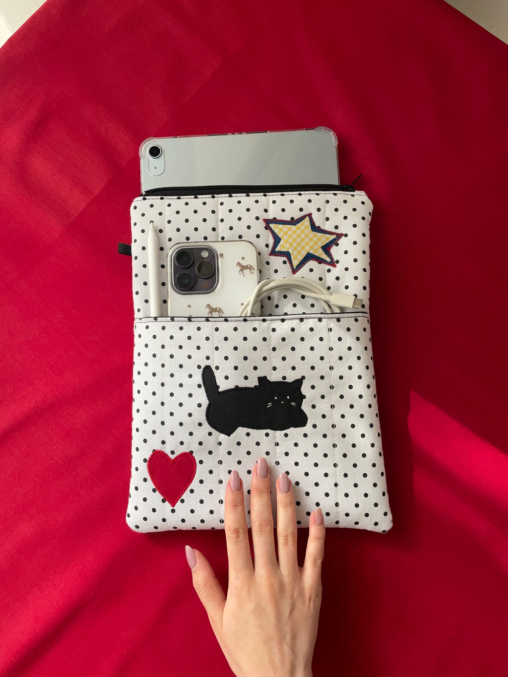 Polka Dot Ipad Sleeve