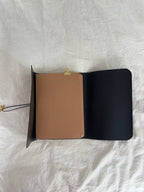Black Vegan Leather Journal