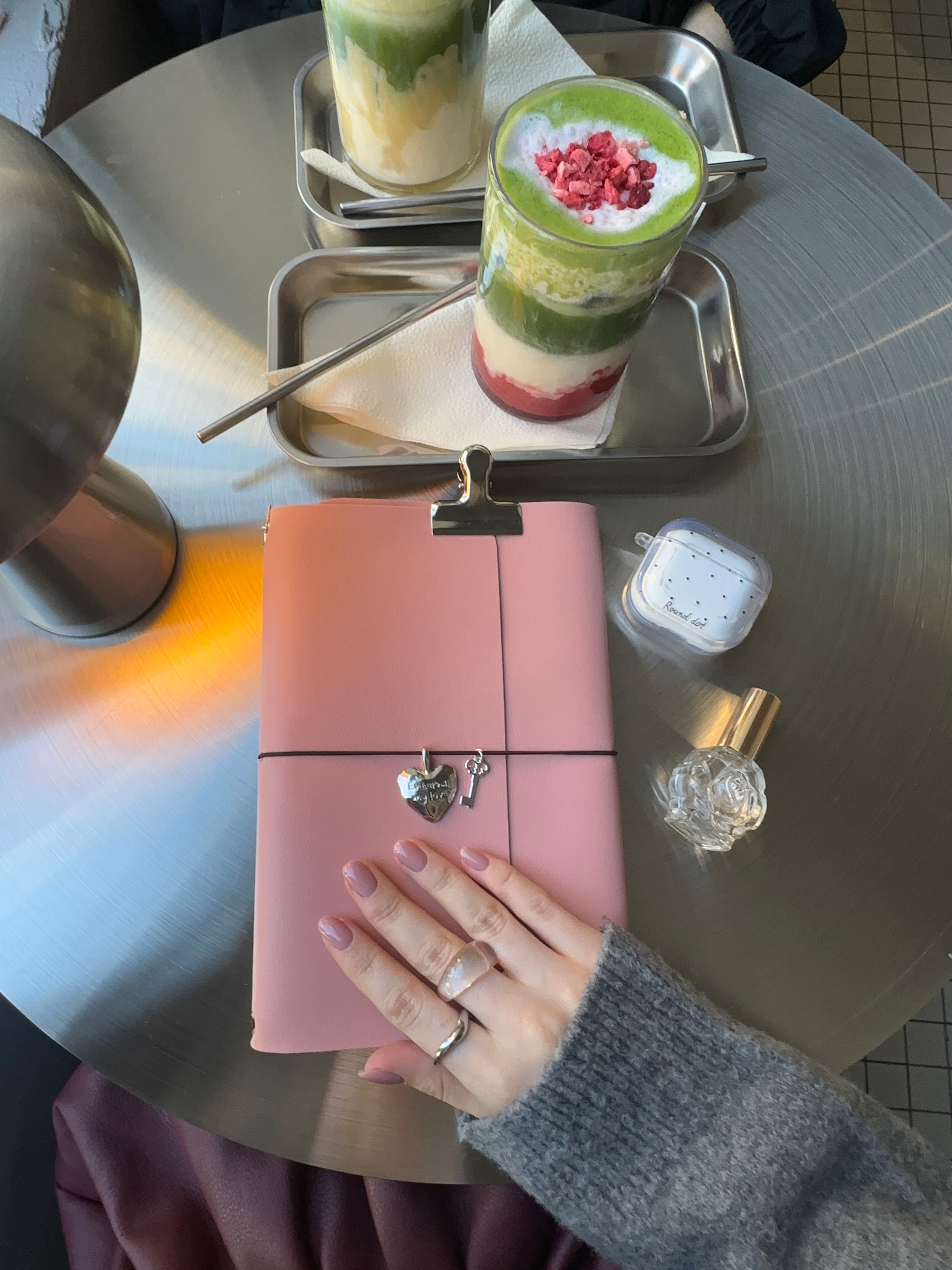 Pink Vegan Leather Journal