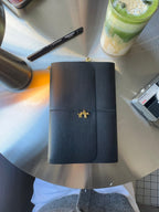 Black Vegan Leather Journal