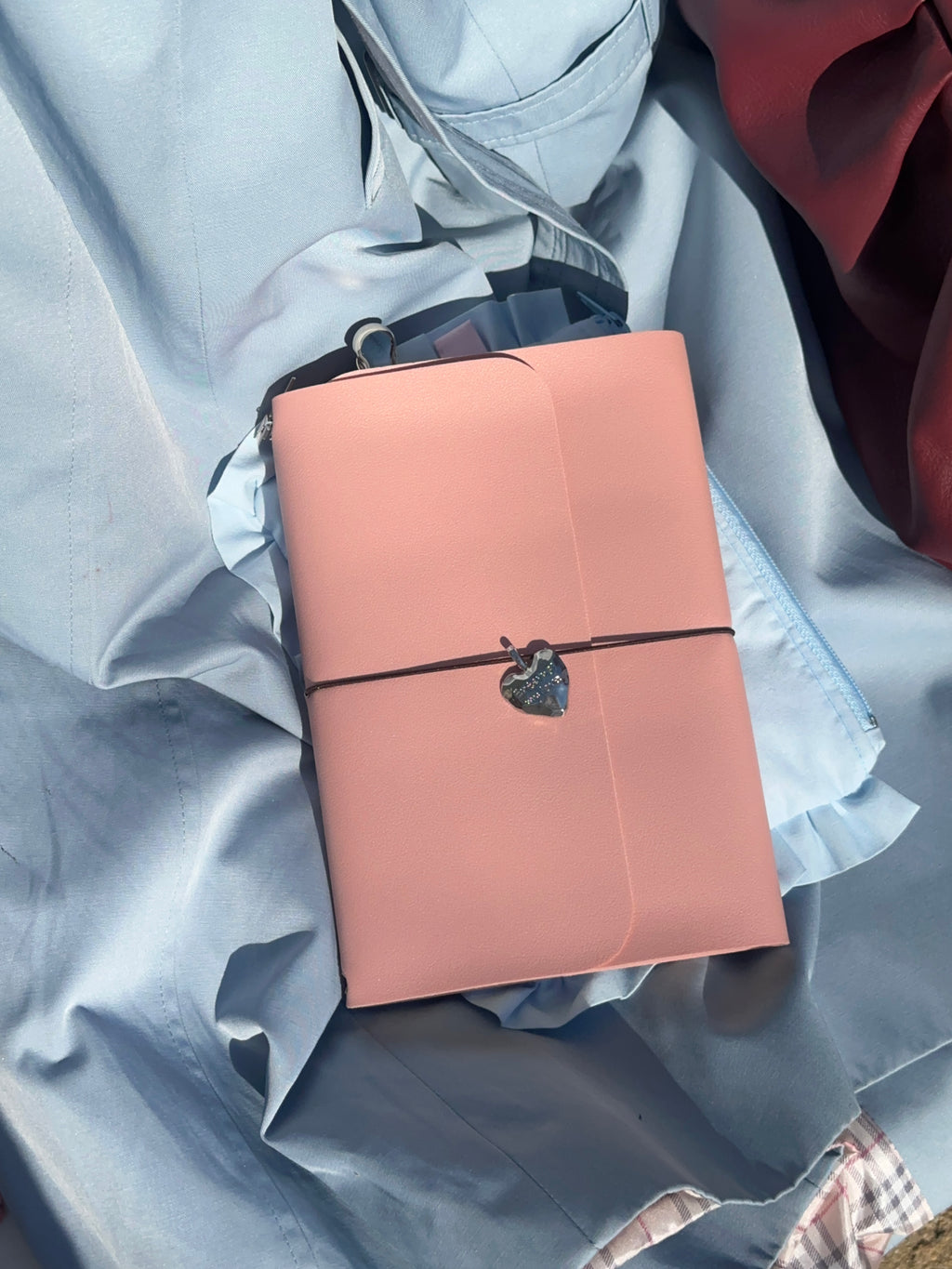 Pink Vegan Leather Journal