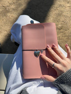 Pink Vegan Leather Journal