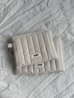 Sand Striped Flat Pouch